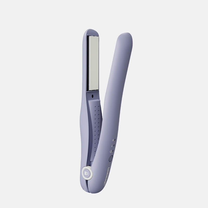 Máy duỗi tóc không dây LocknLock, tấm phủ ceramic, màu tím - ENA224PUP, , large image number null